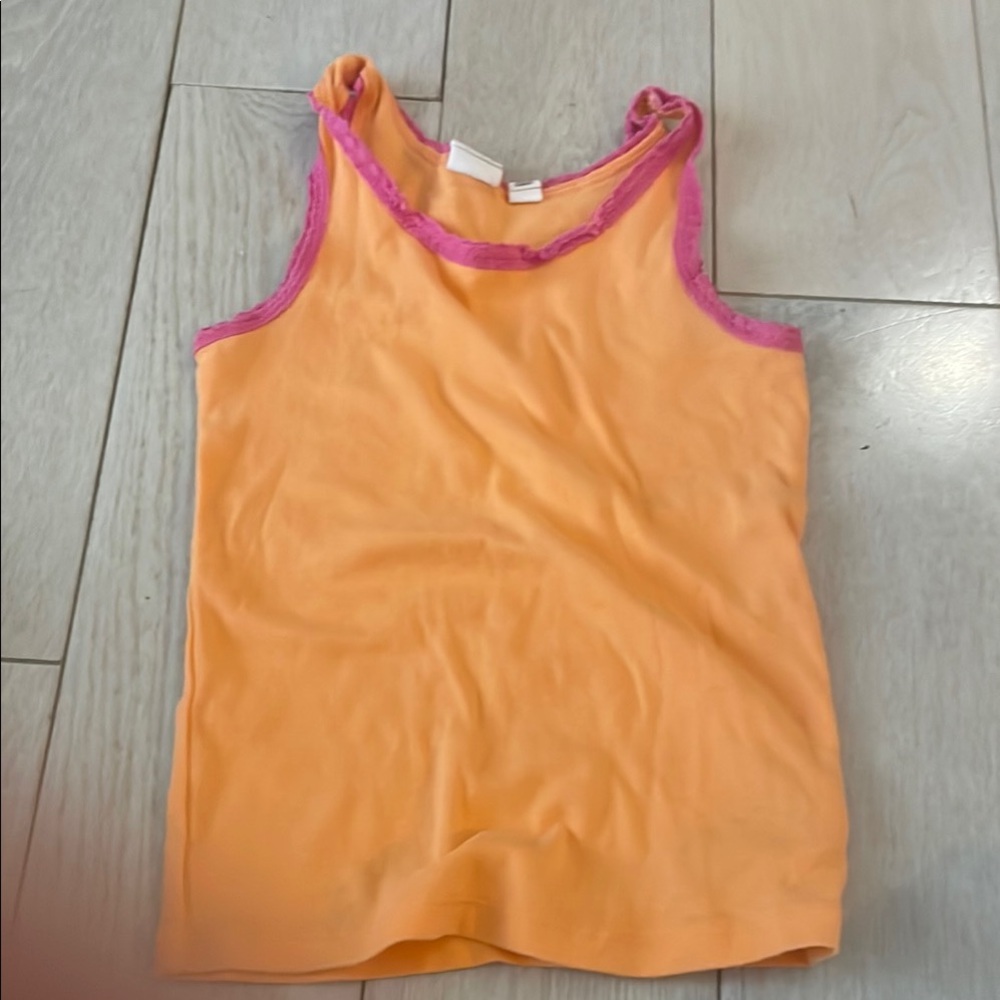 Kid’s Orange and Pink Tank Top